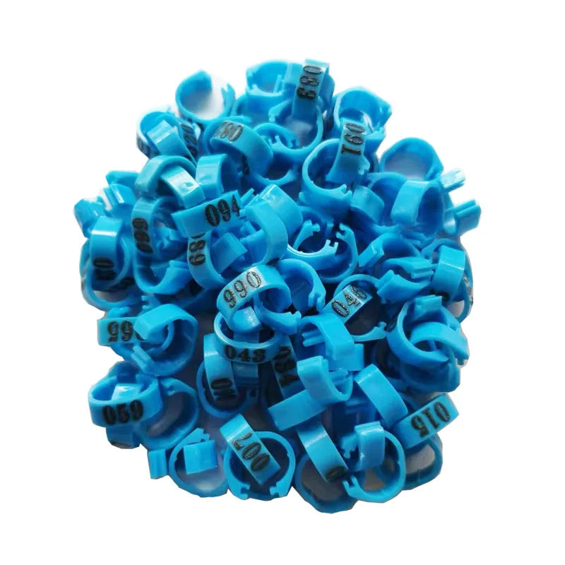 Inner Diameter 8Mm Pigeon Leg Bands Poultry Dove Bird Parrot Clip Rings Band Foot Ring Pigeon Supplies Bird Appliances 100 Pcs