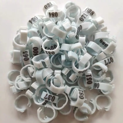 Inner Diameter 8Mm Pigeon Leg Bands Poultry Dove Bird Parrot Clip Rings Band Foot Ring Pigeon Supplies Bird Appliances 100 Pcs