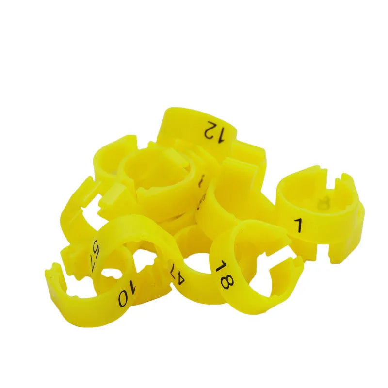 Inner Diameter 8Mm Pigeon Leg Bands Poultry Dove Bird Parrot Clip Rings Band Foot Ring Pigeon Supplies Bird Appliances 100 Pcs